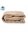 Echarpe bébé traditionnelle physiologique unie couleur sable beige