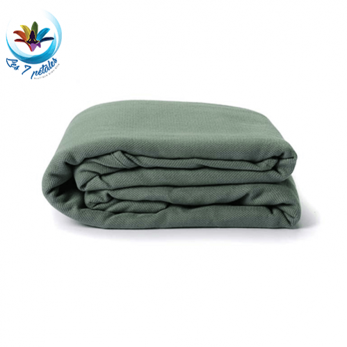 Echarpe Vert Eucalyptus portage traditionnel