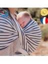 Echarpe Malo portage traditionnel modele rayé