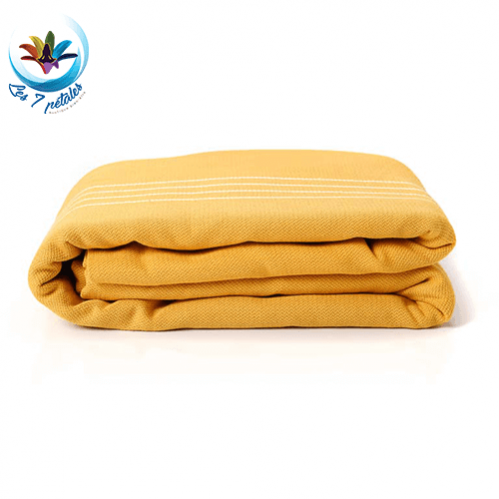Echarpe Tournesol portage traditionnel modele rayure