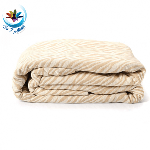 Echarpe Zèbre Beige portage traditionnel