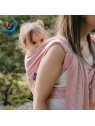 Echarpe Nomade Rose portage traditionnel pour bébé