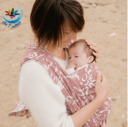 Nouveau porte bébé écharpe en tissu seacell : coton et algues naturelles