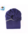 Echarpe porte bebe sans noeud avec anneau Bleu Frégate sling