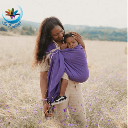 Echarpe Myrtille Sling avec anneau pour porter bébé