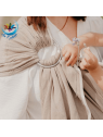 Echarpe Beige Sable Sling avec anneau