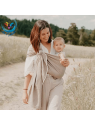 Echarpe Beige Sable Sling avec anneau pour porter bébé