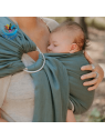 Echarpe Vert Eucalyptus Sling avec anneau pour porter bébé