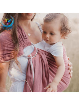 Echarpe Terracotta Sling avec anneau pour porter bébé