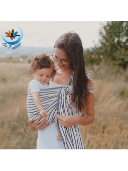 Echarpe Malo Sling avec anneau pour porter bébé