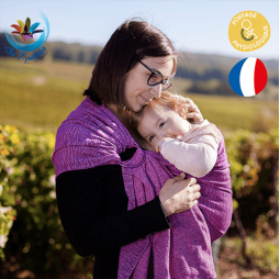 Echarpe porte bebe sans noeud avec anneau Jungle Paradisio sling