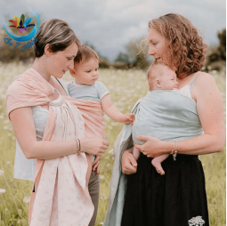 Echarpe Ginkgo Vert Sling pour bébé