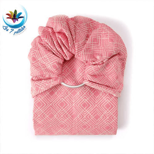 Echarpe Nomade Rose Sling pour porter bébé