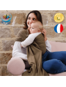 Echarpe de portage bébé avec anneau Vert