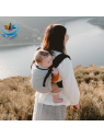 Porte bébé 1er âge préformé My néo gris portage devant et derriere