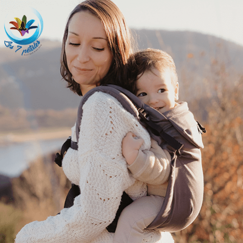 Porte bébé préformé gamme Néo couleur Galet