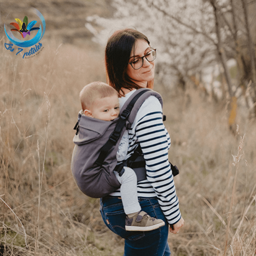 Porte bébé préformé de 3 mois à 3 ans pour les plus grands neoplus galet