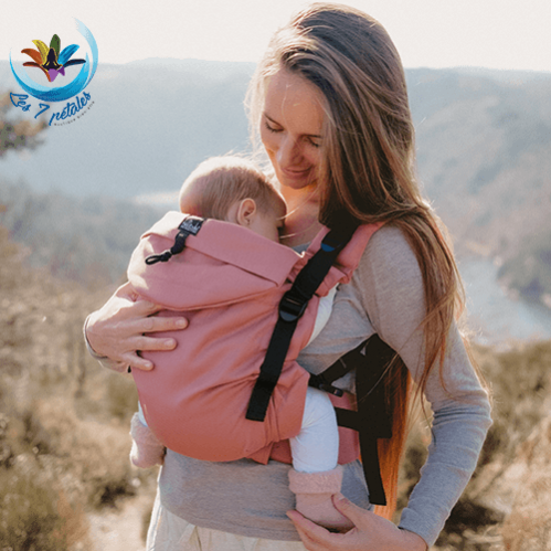 Porte-bébé évolutif de Néobulle certifié modèle acajou