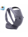 Modele anthracite de l'écharpe de portage préformée et physiologique de Néobulle
