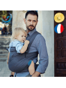 Evolu'bulle mei tai préformé echarpe anthracite