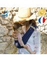 Hop'la porte-bébé ergonomique ficelle Marine