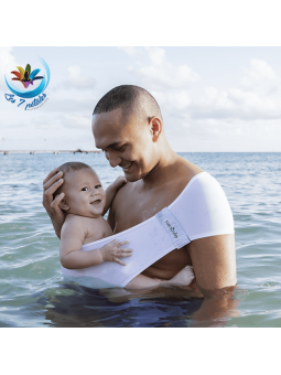 Echarpe aquatique spécial jeux d'eau avec bébé marque neobulle