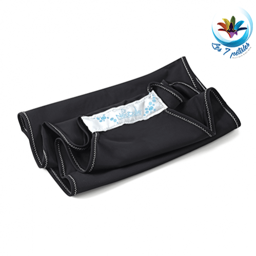 Echarpe noire d'appoint pour activité aquatique avec bébé jusqu'à 3 ans