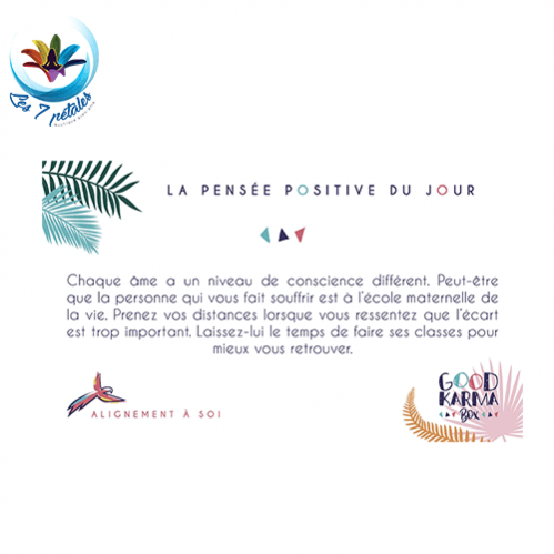 Exemple de carte alignement à soi de la Good Karma box de Stéphanie Abellan