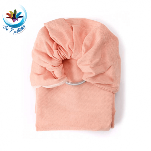 Echarpe porte bebe sans noeud avec anneau Abélia sling