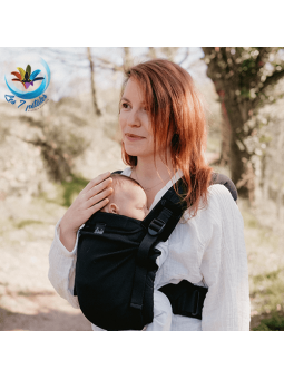 Porte bébé 1er âge préformé My néo noir