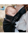 Dos du porte bébé 1er âge préformé My néo noir