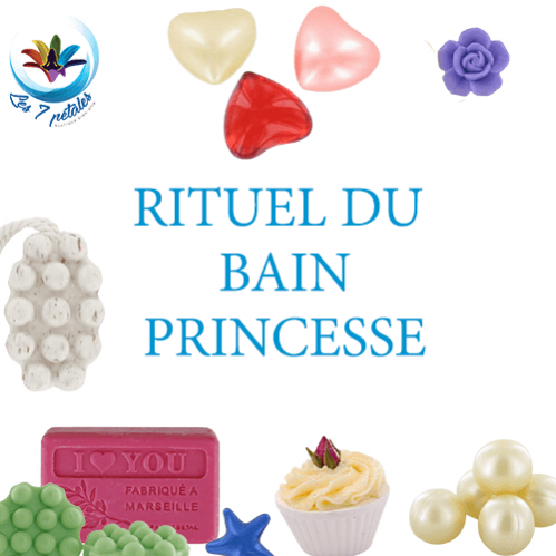 Assortiment Bain avec savons, bombes de bain et macarons Princesse