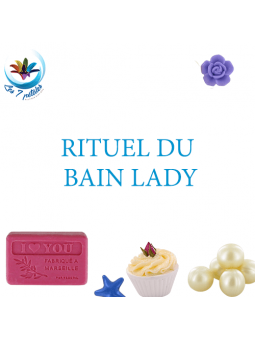 Assortiment Bain Lady avec savons, bombes de bain, macaron