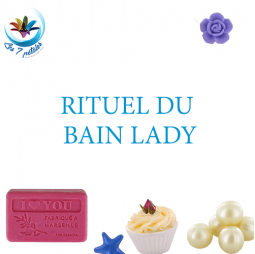 Assortiment Bain Lady avec savons, bombes de bain, macaron